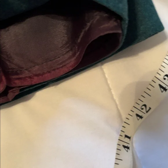 Dark Green Wool pants - Picture 6 of 10